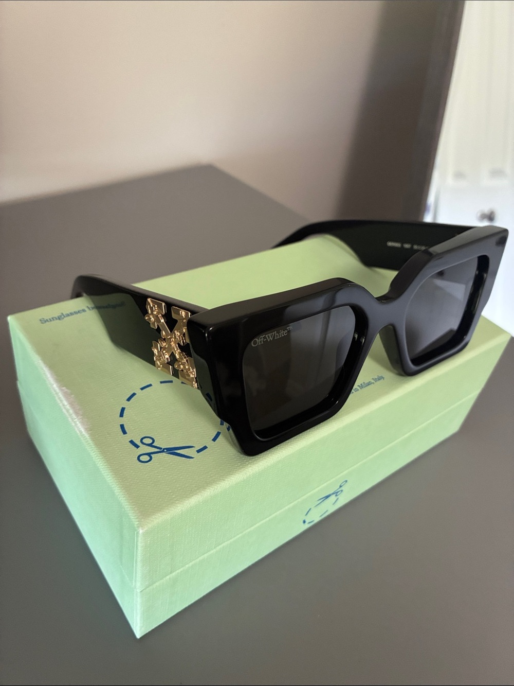 Off-White Catalina Rectangular Frame Sunglasses